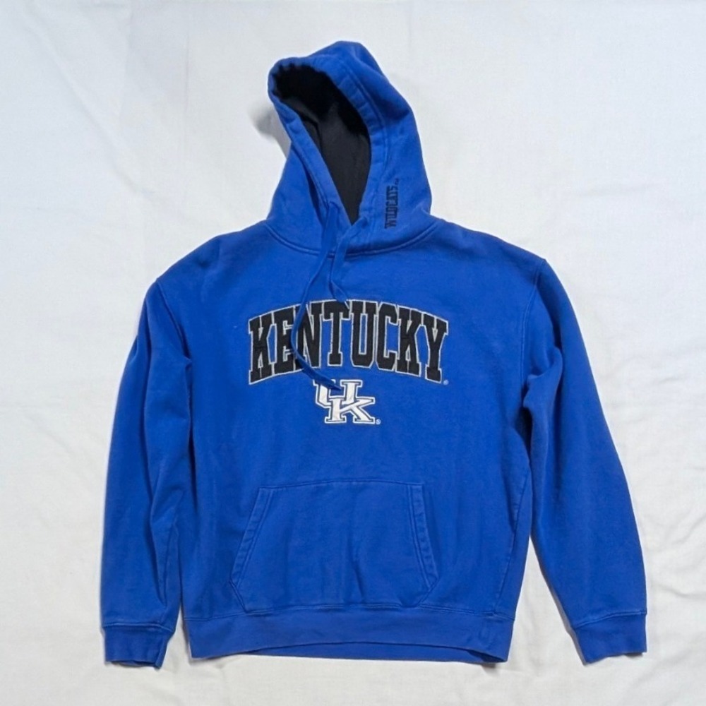 Stadium Athletics Kentucky Wildcats Hoodie Royal Blue Mens Large UK Pullover